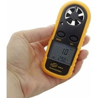 ZVD-Digitales Anemometer, Anemometer mit hintergrundbeleuchtetem LCD-Display, zur Messung von Luftgeschwindigkeit, Luftstrom und Außenlufttemperatur ZVD-Digitales Anemometer, Anemometer mit hintergrundbeleuchtetem LCD-Display, zur Messung von Luftgeschwindigkeit, Luftstrom und Außenlufttemperatur von ZVD