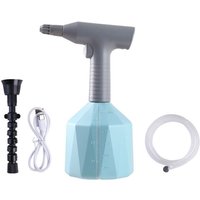 ZVD Elektrisches Sprühgerät mit Nebeldüse, tragbare Gießkanne für Rasen und Garten (Blau 1L) von ZVD