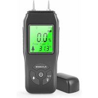 ZVD - Feuchtigkeitsmesser für Holz – Digitaler Feuchtigkeitsdetektor – LCD-Bildschirm mit Hintergrundbeleuchtung – Erkennung von Wasserlecks – Tester von ZVD