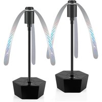 ZVD Fliegenklatsche, 2er-Pack, Mückenschutz, zum Aufhängen im Freien mit Haken, faltbarer Mückenschutzventilator, Mückenschutz für den Schreibtisch von ZVD