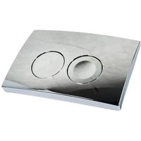 ZVD-Geberit Delta 21 - Betätigungsplatte, Montageplatte für UP-Spülkasten, 2 Spülstellen, schwarz von ZVD