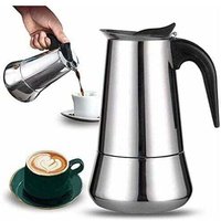 ZVD - Italienische Kaffeemaschine 12 Tassen Edelstahl für alle Herdarten geeignet 12 Tassen von ZVD