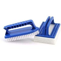 ZVD - Kit d'accessoires de nettoyage pour jacuzzi comprenant une brosse à récurer, une brosse de nettoyage pour les spas et le nettoyage de jacuzzi ZVD - Kit d'accessoires de nettoyage pour jacuzzi comprenant une brosse à récurer, une brosse de nettoyage pour les spas et le nettoyage de jacuzzi von ZVD