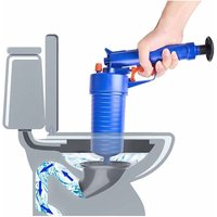 ZVD - Kolben-Toilettenentsperrer – manuelle Hochdruckpumpe mit 4 Adaptern, Abflussreinigungswerkzeug ZVD - Kolben-Toilettenentsperrer – manuelle Hochdruckpumpe mit 4 Adaptern, Abflussreinigungswerkzeug von ZVD
