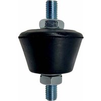 ZVD-Konischer Silentblock für Klimaanlage M8 Antivibrationsfuß mit Muttern und Unterlegscheiben, 4er-Set Silentblöcke M8 Wandhalterung für reversible von ZVD