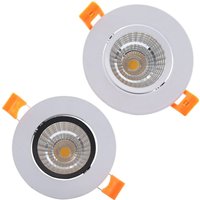 ZVD - LED-Einbaustrahler, Deckenleuchte mit verstellbarem Winkel, 2er-Pack ZVD - LED-Einbaustrahler, Deckenleuchte mit verstellbarem Winkel, 2er-Pack von ZVD