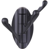 ZVD Mattschwarzer Klapphandtuchhaken, Drehbarer Bademantelhaken Aus Metall, Handtuchhalter Im Badezimmer, Garderobenständer Für Die Aufbewahrung Im ZVD Mattschwarzer Klapphandtuchhaken, Drehbarer Bademantelhaken Aus Metall, Handtuchhalter Im Badezimmer, Garderobenständer Für Die Aufbewahrung Im von ZVD