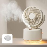ZVD-Nebelventilator, kleiner leistungsstarker USB-Tischventilator mit buntem LED-Licht, wiederaufladbarer tragbarer Ventilator – ideal für Camping im ZVD-Nebelventilator, kleiner leistungsstarker USB-Tischventilator mit buntem LED-Licht, wiederaufladbarer tragbarer Ventilator – ideal für Camping im von ZVD