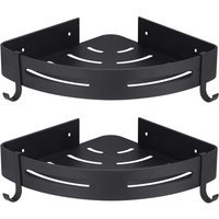 ZVD - No Drilling Black Corner Shower Holder Bathroom Storage Shower Bathroom Accessories Shower Soap Dish Rustproof Aluminum 2 Piece Set ZVD - No Drilling Black Corner Shower Holder Bathroom Storage Shower Bathroom Accessories Shower Soap Dish Rustproof Aluminum 2 Piece Set von ZVD
