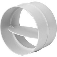 ZVD-Ø 100mm Anschluss mit Rückschlagventil Rundes Lüftungsrohr Ø 100mm von ZVD