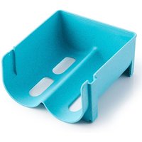 Flaschenhalter, Kühlschrank-Bierregal, stapelbares Weinregal im Kühlschrank, Lagerregal für gestapelte Dosen im Kühlschrank, Kühlschrankspender (blau) von ZVD