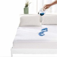 ZVD - Protège-matelas - dimensions 160x200cm - surmatelas imperméable - protège-matelas - anti-allergique aux acariens et aux moisissures - respirant von ZVD