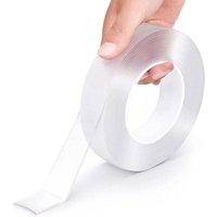 ZVD - Ruban adhésif double face très résistant, multi-usage, amovible, lavable, transparent, pour coller des objets, pour la maison (3 m) von ZVD