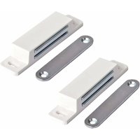 ZVD-Schranktürmagnet, extra starker magnetischer Türschließer – Haltekraft 13kg – 2er Set in Weiß – Schranktür – für Türen, Möbel, Schubladen. ZVD-Schranktürmagnet, extra starker magnetischer Türschließer – Haltekraft 13kg – 2er Set in Weiß – Schranktür – für Türen, Möbel, Schubladen. von ZVD