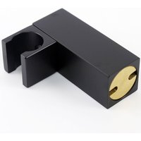 Schwarzer verstellbarer drehbarer beweglicher quadratischer Kupfer-Handbrause-Festhalterungs-Hängesitz Schwarzer verstellbarer drehbarer beweglicher quadratischer Kupfer-Handbrause-Festhalterungs-Hängesitz von ZVD