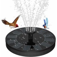 ZVD Solarbrunnen, Gartenbrunnen im Freien, Solarpumpe für Teich, Springbrunnen für Zierteich, Vogelbad Dekoration Fischteich Garten Terrasse, von ZVD