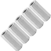 ZVD - Stück M12 lange Sechskantschaftmutter, Hülsenmutter, Gewindeabstandshalter, Befestigungselemente, Schraube, Zink, verlängerte Sechskantmutter, von ZVD