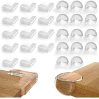 ZVD Tischeckenschutz Babysicherheit, 28 Stück Eckenschutz und Kantenschutz Tischeckenschutz Babysicherung mit verbessertem Sekundenkleber für Tische von ZVD