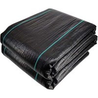 ZVD - Toile de Paillage Contre Les Mauvais Herbes 2Mx20M en Fibres de Polypropylène Tissées Anti-UV Résistant Aux Déchirures avec Haute Stabilisation von ZVD