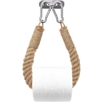 ZVD Toilettenpapierhalter, Handtuchhalter aus Hanfseil für Badezimmer und Küche, Badezimmerpapierhalter, Toilettenpapierhalter (Gelb). von ZVD