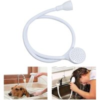 ZVD-Tragbarer Wasserhahn-Sprüher für Waschbecken, 110 cm lang, Shampoo-Duschkopf, für Babybad, Haustierdusche, Haarwäsche und Gemüsespülung. von ZVD