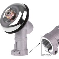 ZVD Universal Freischneider Getriebe, 9 Zähne Runder Getriebekopf für Rasentrimmer/Kettensäge, Rasenmäher Getriebe M10x1,25LH (26mm) von ZVD