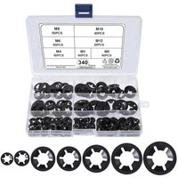 ZVD-Universal-Sicherungsscheiben, Sicherungsscheibe M3 M4 M5 M6 M8 M10 M12, Starlock-Scheibe, Schnellverschluss-Sortiment mit Box, Schwarz, 340-teilig ZVD-Universal-Sicherungsscheiben, Sicherungsscheibe M3 M4 M5 M6 M8 M10 M12, Starlock-Scheibe, Schnellverschluss-Sortiment mit Box, Schwarz, 340-teilig von ZVD