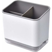 ZVD-Utensilienhalter, Besteckabtropfgestell, multifunktionaler Besteckkasten mit 3 Fächern zum Abtropfen von Besteck (grau) von ZVD