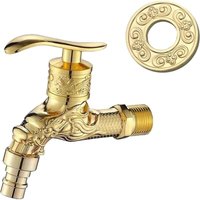 ZVD-Vintage Bronze Drachen geschnitzter Wasserhahn, antiker Kupfer Drachen geschnitzter Wasserhahn, für Badezimmer Küchenspüle Waschbecken Badewanne von ZVD