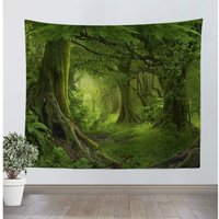 ZVD-Wandteppich, psychedelischer Baumwald, Teppich, Stoff, Wandtuch, Wanddekoration, Zuhause, Wohnzimmer, Schlafzimmer, Wohnheim, böhmische ZVD-Wandteppich, psychedelischer Baumwald, Teppich, Stoff, Wandtuch, Wanddekoration, Zuhause, Wohnzimmer, Schlafzimmer, Wohnheim, böhmische von ZVD