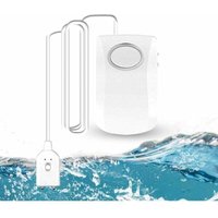 ZVD-Wasserleckalarm 130 dB, 95 cm langes Kabel mit Sensor, Alarm zur Erkennung von Wasserlecks zu Hause, Batterie im Lieferumfang enthalten von ZVD