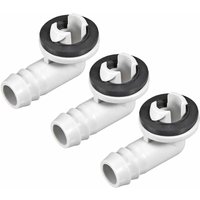 Winkelverbinder für Klimaanlagen-Abflussschlauch – 15 mm – Mini-Split-Geräte und Fenster-Klimaanlagenteile – 3 Stück Winkelverbinder für Klimaanlagen-Abflussschlauch – 15 mm – Mini-Split-Geräte und Fenster-Klimaanlagenteile – 3 Stück von ZVD