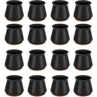 ZVD - erqvhqv Protection Pied de Chaise, 16 Pcs Couvre-Jambes de Chaise en Silicone Chaise Casquettes Pieds, Protège-Jambes de Bureau et de Chaise, von ZVD