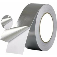 cm x 10 m x 0,06 mm, 1 Stück, hitzebeständiges Wärmedämmband, wasserdichtes Klebeband, Aluminiumfolienband zum Abdichten oder Isolieren von ZVD