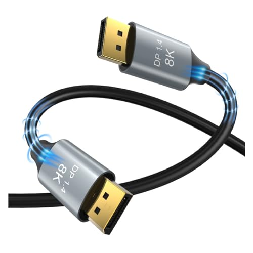 ZVGTFHIX DP1.4 8K60Hz/4K144Hz Heimprojektor-Splitter HD-Kabel DP-Kabel(2M) von ZVGTFHIX