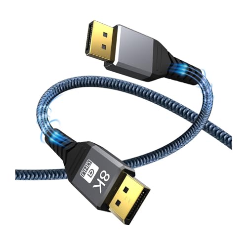 ZVGTFHIX DisplayPort1.4 8K/60Hz-Computerfernseher, angeschlossen an die Projektion, DP-Kabel, HD-Kabel(0.1M) von ZVGTFHIX