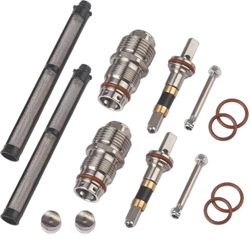 ZVJV Spritzpistole Reparatursatz 288488 288-488 für Graco Airless Spritzpistole Contractor & FTx II mit einem Filter 288430 288420 (2 Sets) von ZVJV