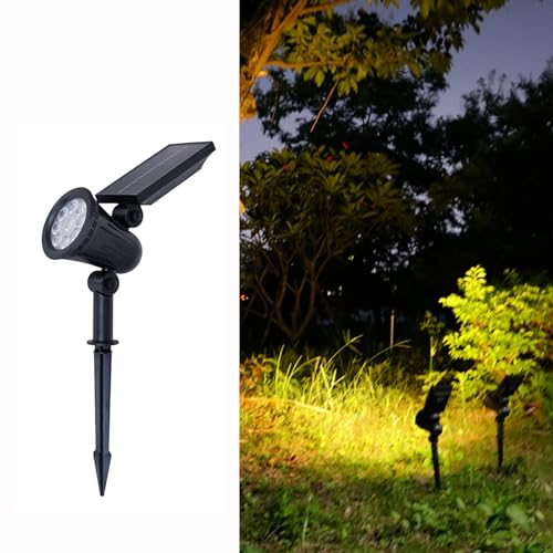 ZVO Solarlampen für Außen Garten, 36 LED Solarstrahler Solarleuchten Gartenleuchten IP65 Wasserdicht 2 Helligkeitsmodi Flutlichter Wandleuchte Outdoor für Aussen Garage Eingang (Warmweiß) von ZVO