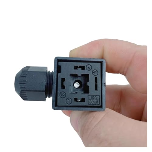 1 STÜCKE DIN43650A Hydraulische Magnetimpulsventilspule Anschlussdose Stecker Wasserdicht 3-adrig 4-adrig mit Licht DC AC(4-core with light AC) von ZVQYSGIW