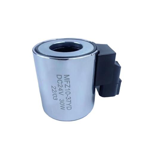 MFZ10-37YD Hydraulisches Magnetventil, Spule, Innendurchmesser 23 mm, Höhe 51 mm, mit Stecker, Außendurchmesser 45 mm, 30 W, DC12 V, DC24 V(DC24V with Plug) von ZVQYSGIW