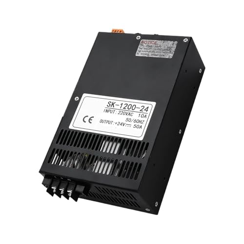 ZVQYSGIW 1200W Schaltnetzteil SK-1200 0-12V 15 24V 36V 48V 60V 80V 110V 220V AC/DC 220VAC Einstellbare Spannung(0-110V_1200W) von ZVQYSGIW