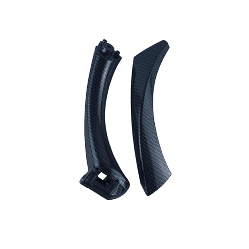 ZVZGPGKLTC Innentü Türgriffe Für E91 Für 3er 2005-2012 Auto Innen Links Rechts Innengriff Türverkleidung 51417230853 Pull Trim Cover Auto Innen Türgriff(Left Carbon 2pcs) von ZVZGPGKLTC