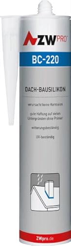 ZWpro BC-220 Dach-bausilikon | Farbe: transparent | Inhalt (ml): 310 von ZW PRO