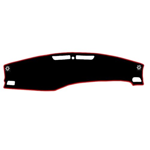 ZWBC Dashboard Matte für KIA Optima 2020 2021 2022 2023, Armaturenbrett Abdeckung Anti-Rutsch Schutz für Armaturenbretter Instrument Panel Teppiche,Left Hand Drive-Red von ZWBC