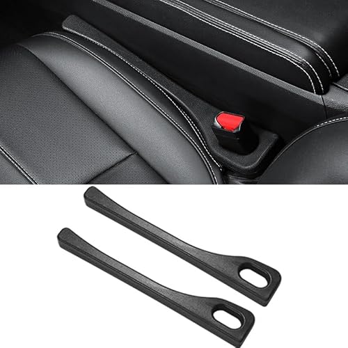2 Stück Autositz Lückenfüller für BMW 2er F22 F23 F45 F46 F87 G42 M2 218i 220i,Autositz-Gap-Stecker, Sitzlücken Streifen, Sitzseite Auslaufsicherer Streifen, Auto Innenraum Zubehör Black von ZWBFBS