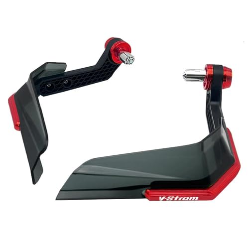 Handschutzschild Handschutzschutz Motorradlenker-Handschützer, Schutzgriff, Bremsschutz Für Suzuki V-Strom 650 Vstrom 1000 V Strom 1050 XT DL650 DL1000 DL 650 1000 Windschutzscheibe Handschützer(ROT) von ZWBHNB