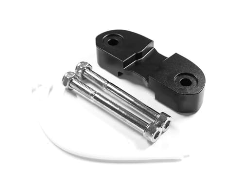ZWBHNB Lenkstangenstütze Motorrad Lift Lenker Riser Clip Verlängerungsadapter Für Ducati Scrambler 400 800 1100 Erhöhte Griffklemme Riser Abstandshalter(SCHWARZ) von ZWBHNB