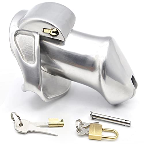 ZWBHSH 2021 Keuschheitskäfig Herren Edelstahl 3D Peniskäfig Cock Cage Chastity Cage Male mit Arc Ringe Penisring 3 Größen BDSM Bondage Keuschheitsgürtel Extrem Sexspielzeug für Männer,43mm ZWBHSH 2021 Keuschheitskäfig Herren Edelstahl 3D Peniskäfig Cock Cage Chastity Cage Male mit Arc Ringe Penisring 3 Größen BDSM Bondage Keuschheitsgürtel Extrem Sexspielzeug für Männer,43mm von ZWBHSH