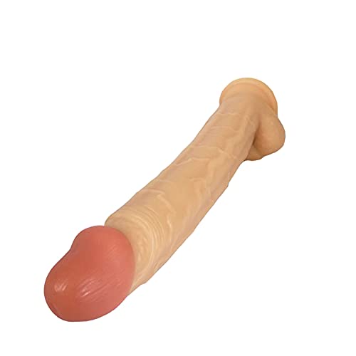 ZWBHSH 32cm Extra Lang Riesen Dildo Silikon üBergroße Penisreplik Realistischer Dildo Weiblich Masturbator Real Dong Mega Dildo mit Saugnapf G-Punkt BDSM Sexspielzeug,Flesh ZWBHSH 32cm Extra Lang Riesen Dildo Silikon üBergroße Penisreplik Realistischer Dildo Weiblich Masturbator Real Dong Mega Dildo mit Saugnapf G-Punkt BDSM Sexspielzeug,Flesh von ZWBHSH