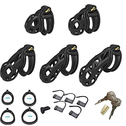 ZWBHSH 3D Harz Peniskäfig Set Letzte Version Cobra Keuschheitskäfig Herren Keuschheitsgürtel Mit 4 Größen Penisring Schwarz Chastity Cage Sm Extrem Keuschheit Männer Sex SexspielzeugM, ZWBHSH 3D Harz Peniskäfig Set Letzte Version Cobra Keuschheitskäfig Herren Keuschheitsgürtel Mit 4 Größen Penisring Schwarz Chastity Cage Sm Extrem Keuschheit Männer Sex SexspielzeugM, von ZWBHSH